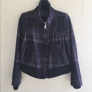 Plaid Bomber Jacket